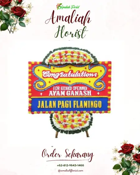 Sewa Papan Bunga Mundam